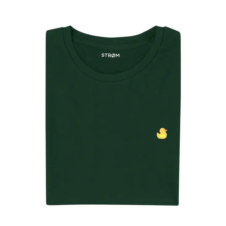 t shirt vert sapin canard jaune strom