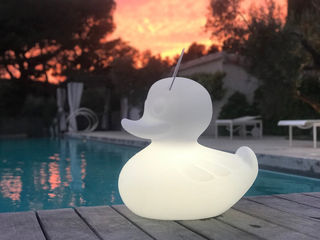 Entenlampe „Die Enten-Enten-Lampe“ Weiß (XL)
