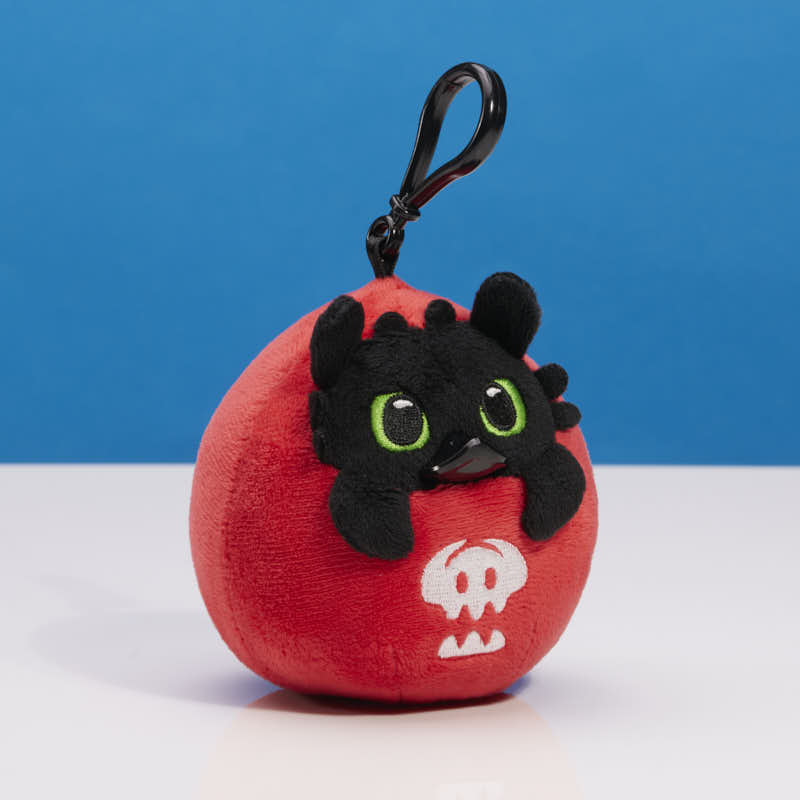 Porte-clés peluche TUBBZ Dragons : Krokmou - PRÉCOMMANDE*