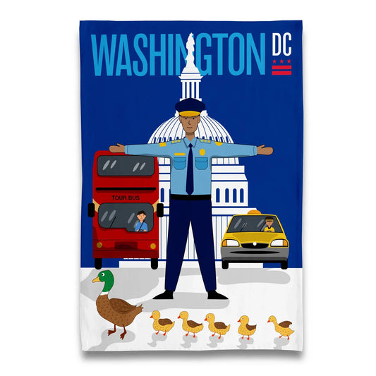 Washington DC US Capitol Geschirrtuch mit Enten