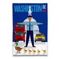 Washington DC US Capitol Geschirrtuch mit Enten