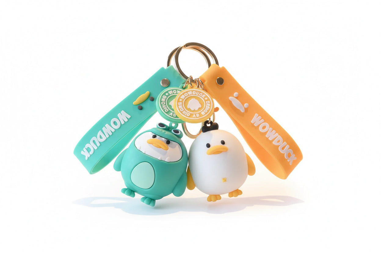 Dinosaurier-Ente Schlüsselanhänger