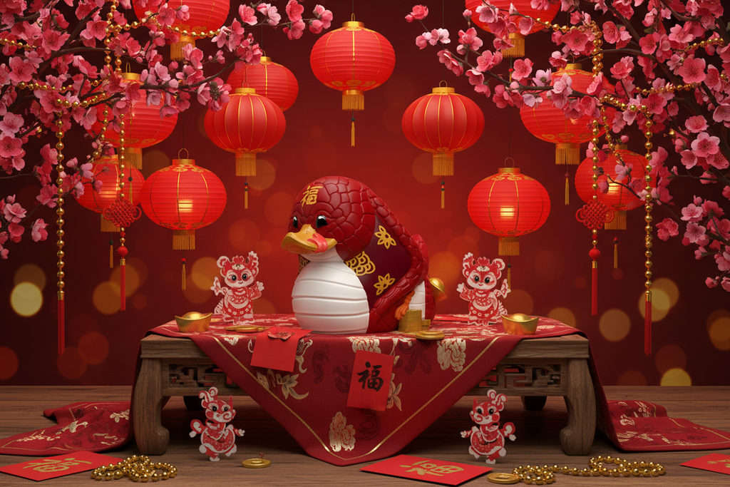 Canard Nouvel An Chinois - Serpent (First Edition)