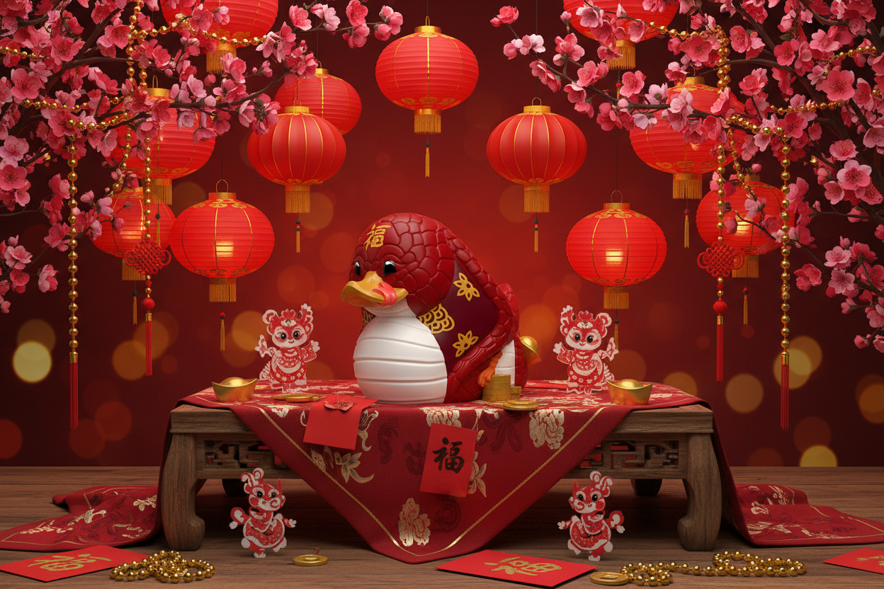 Canard Nouvel An Chinois - Serpent (First Edition)