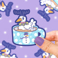 Weihnachts-Heiße-Schokoladen-Ente Sticker