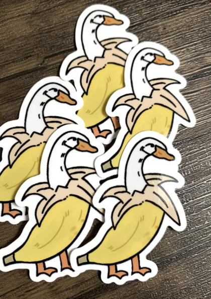 Bananenente Sticker