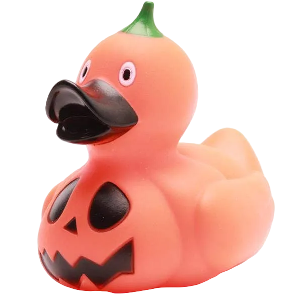 Halloween-Kürbis-Ente
