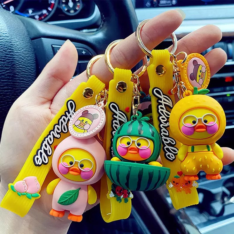 Porte Clés Canard Pastèque