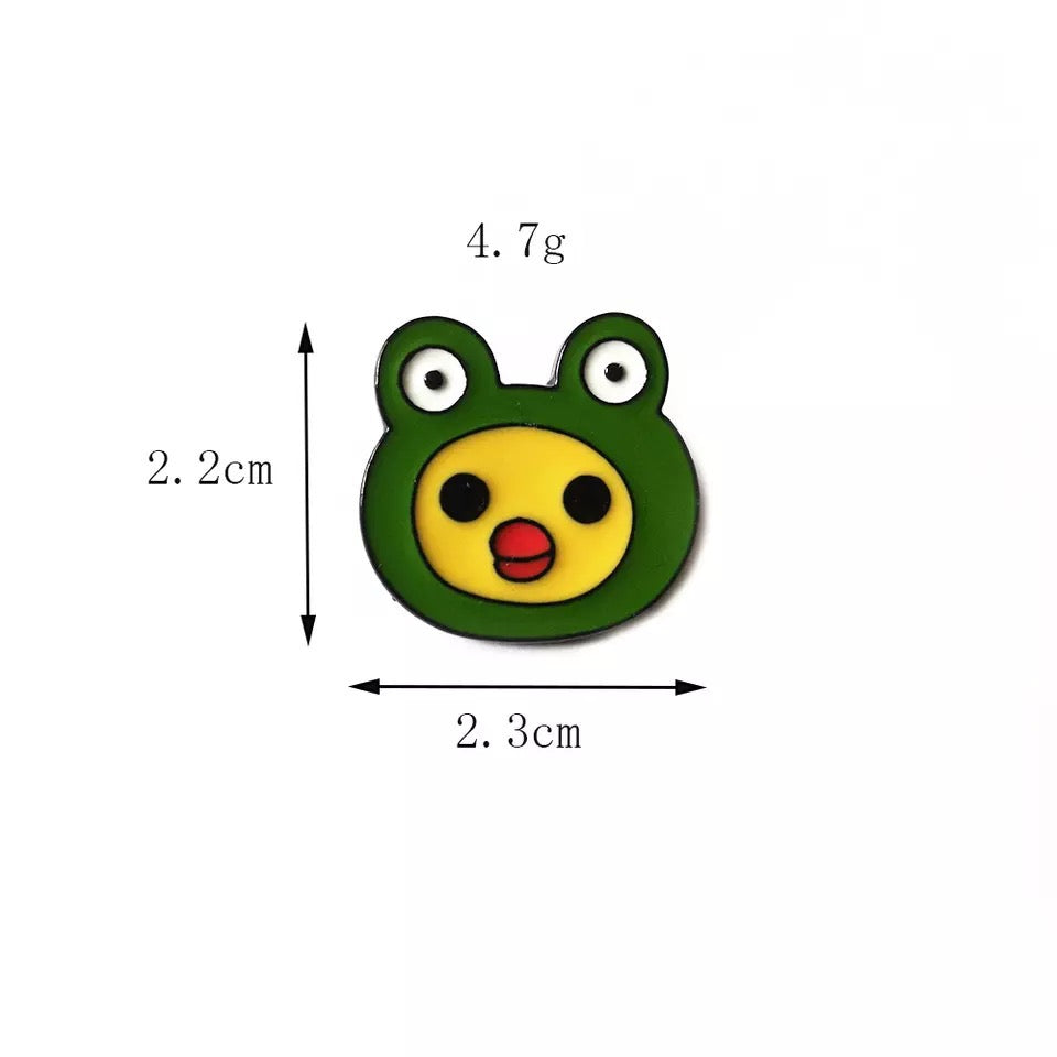 pins poussin grenouille