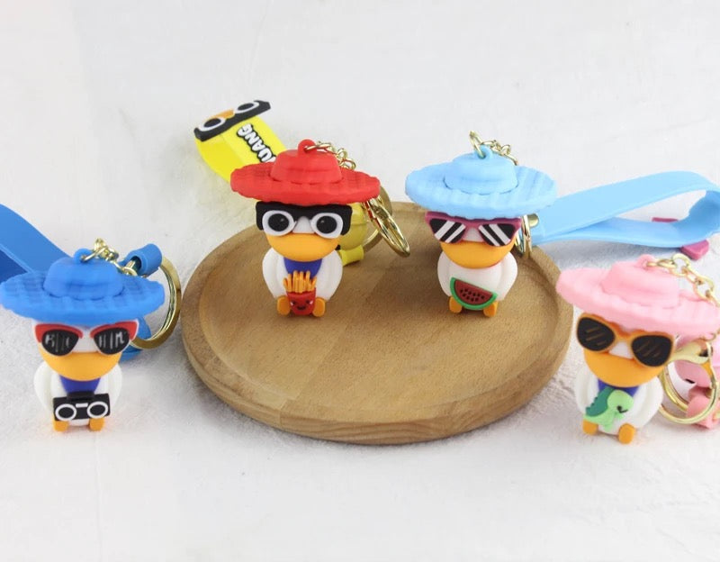 Porte Clés Canard Vacances Dino