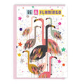Carte de Vœux Flamant Rose