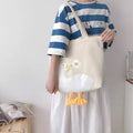 Tote Bag Canard Fleur Beige
