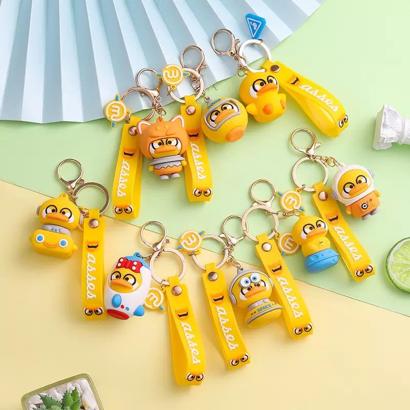 Porte Clés Canard Martien