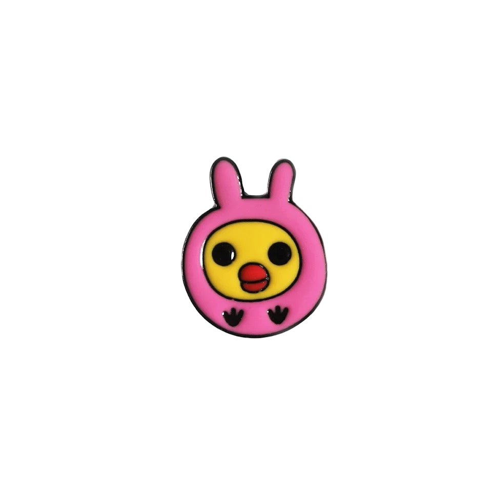 Pink Bunny Chick Pin