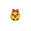 Mädchen Küken Button