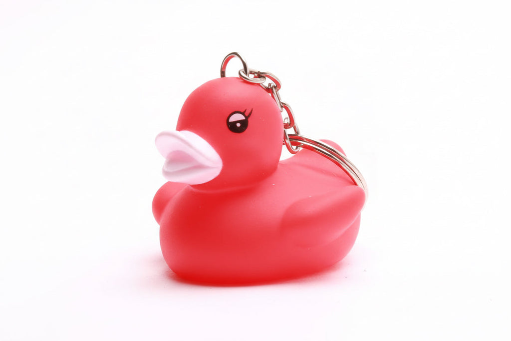 Schlüsselanhänger mit roter Ente