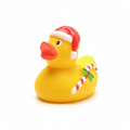 Christmas duck with candy cane