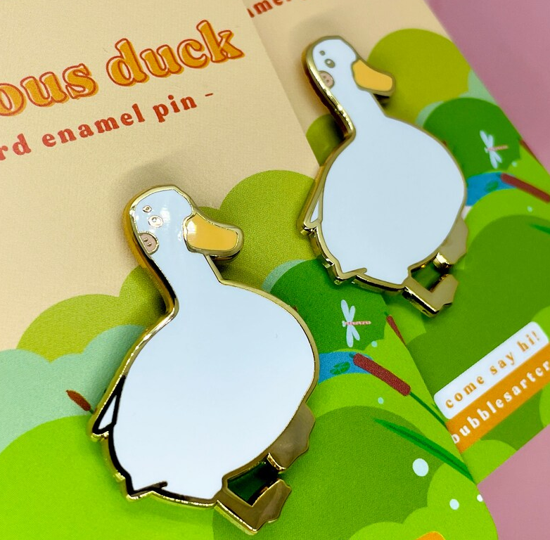 pins-canard-curieux-bubblesartcraft