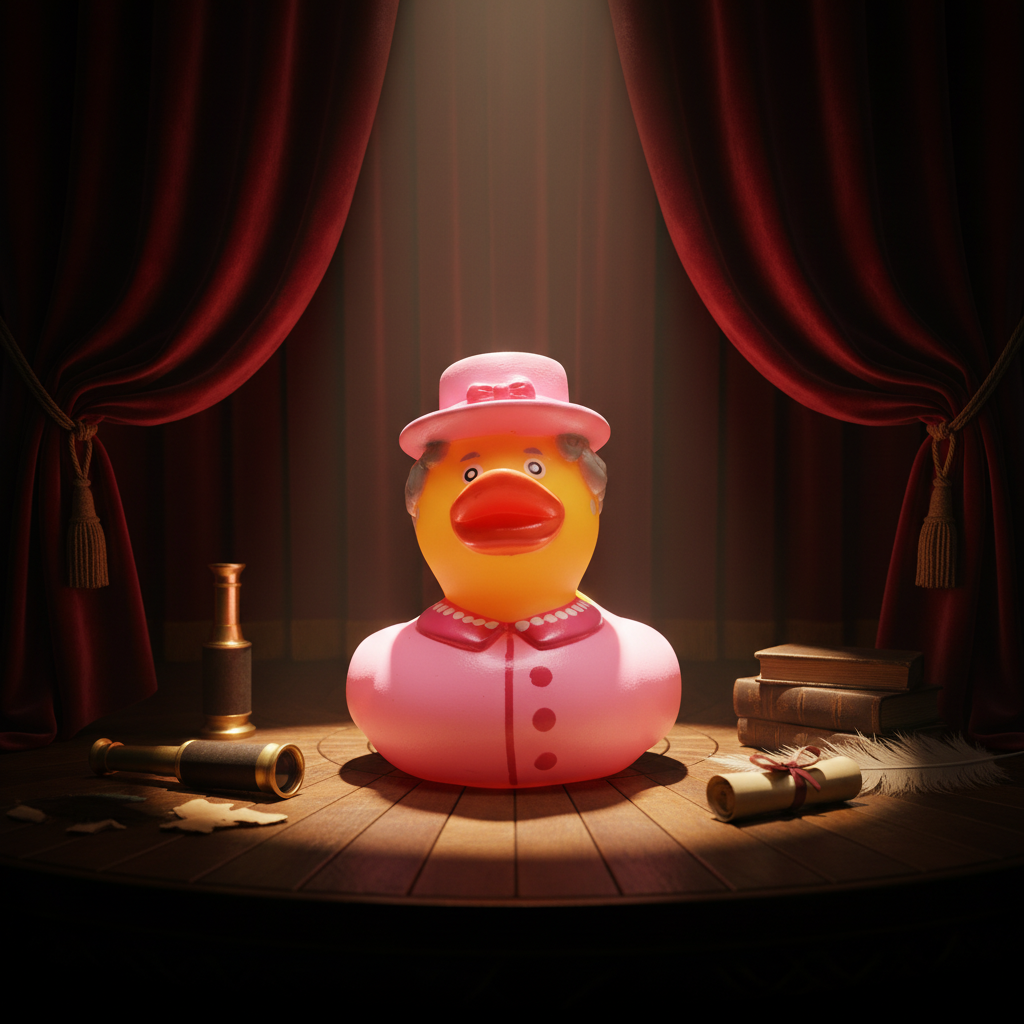 Canard Reine Elizabeth II - Rose