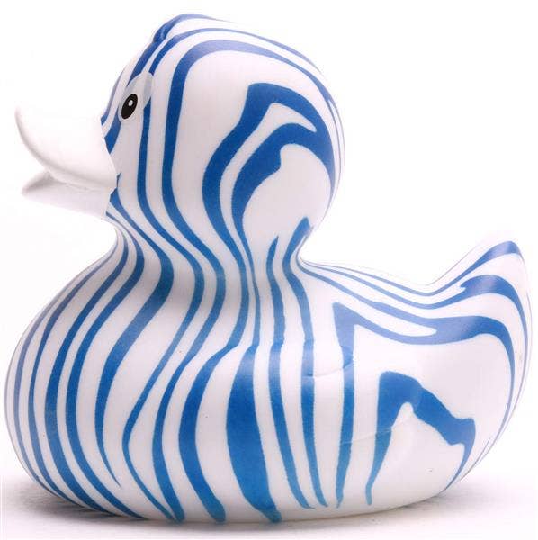 Zebra-Ente - Blau