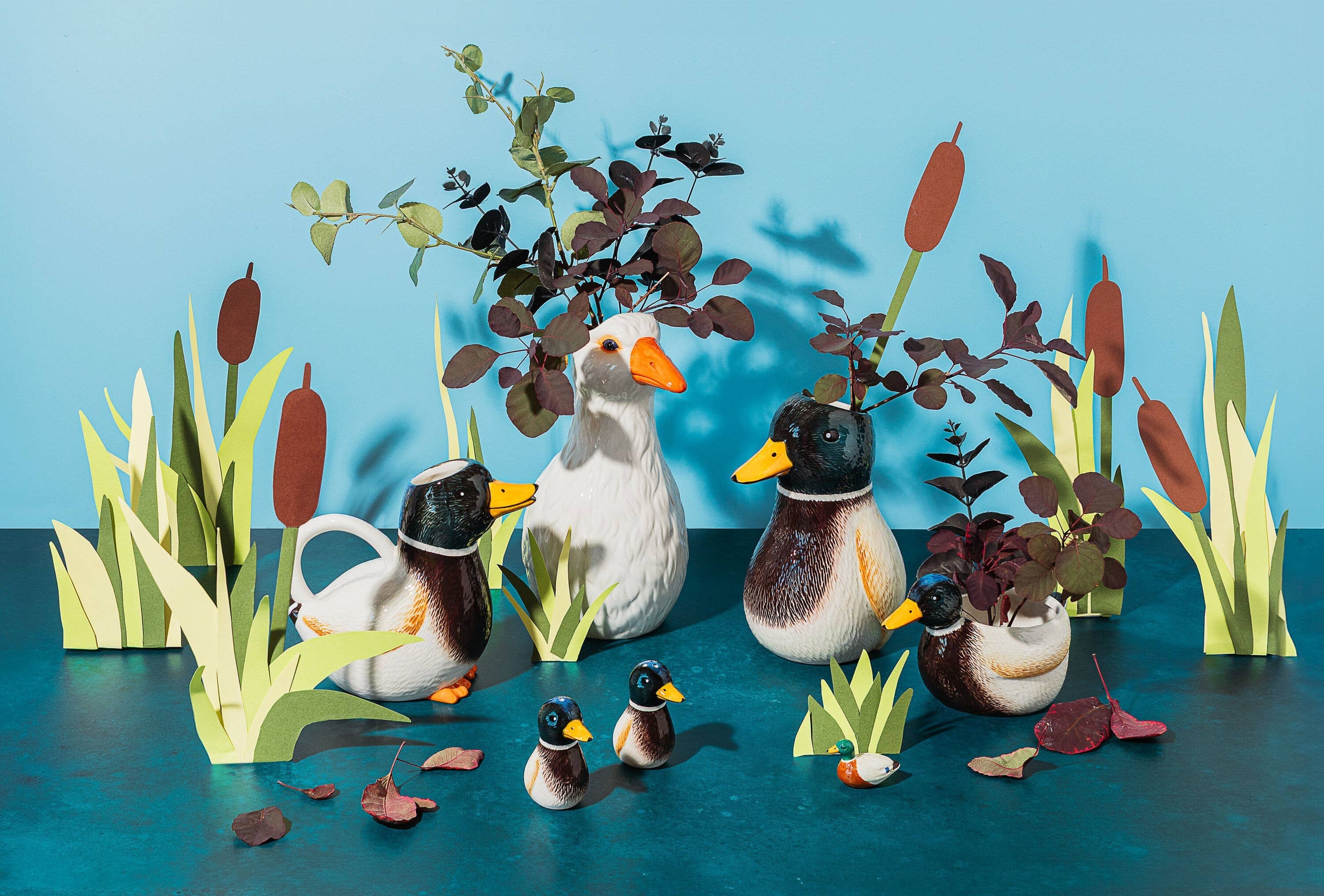 Salière et poivrière Canard Colvert – Sass & Belle – vue 3