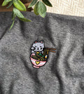 T-Shirt Brodé Chat Chanceux - Ramen Lover