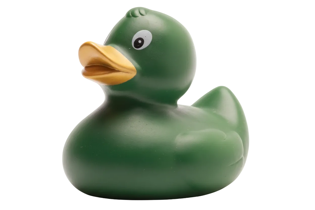 Dunkelgrüne Ente