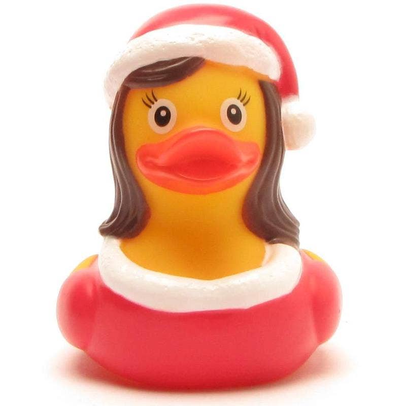 Canard en caoutchouc du Père Noël - canard en caoutchouc