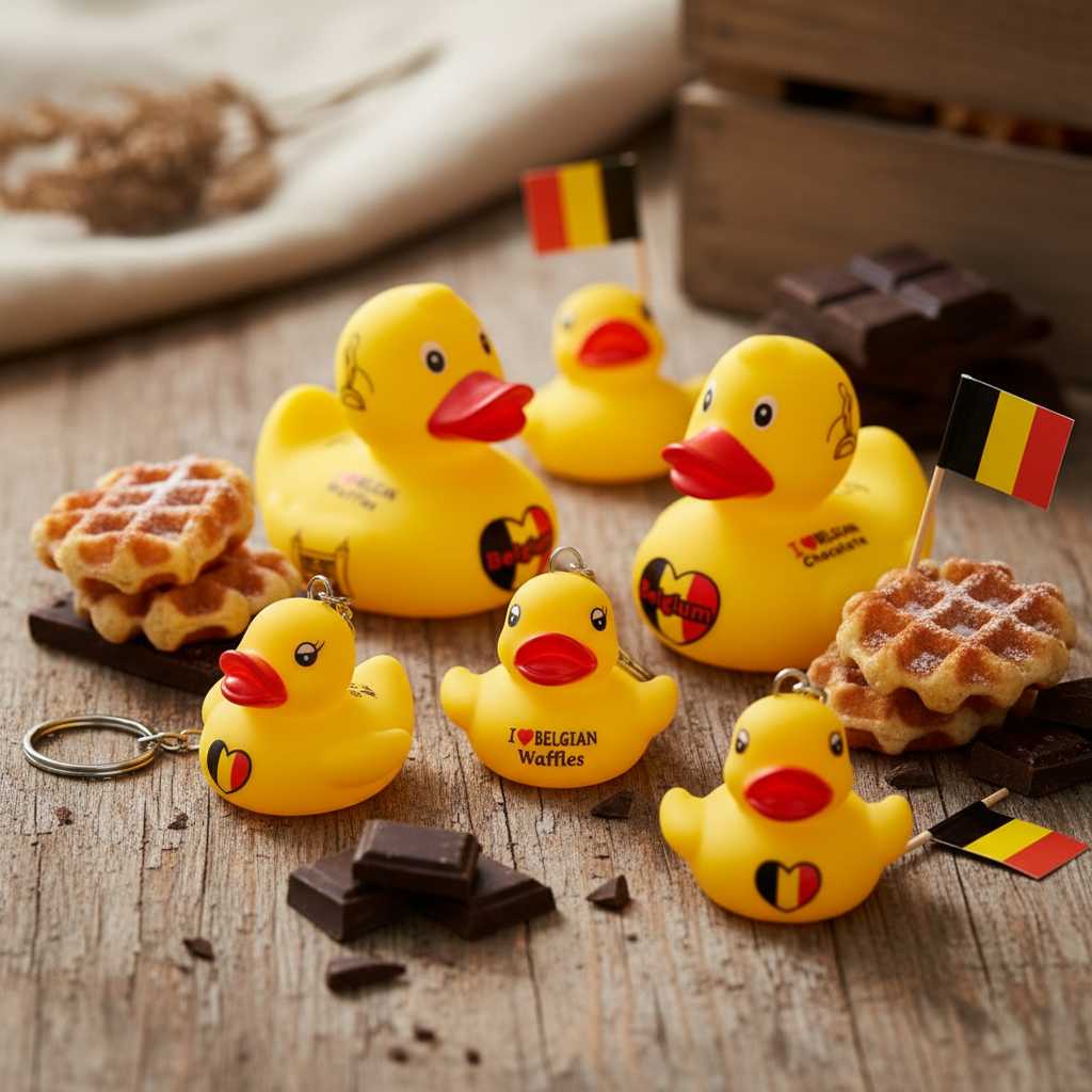 Enten-Schlüsselanhänger Belgien
