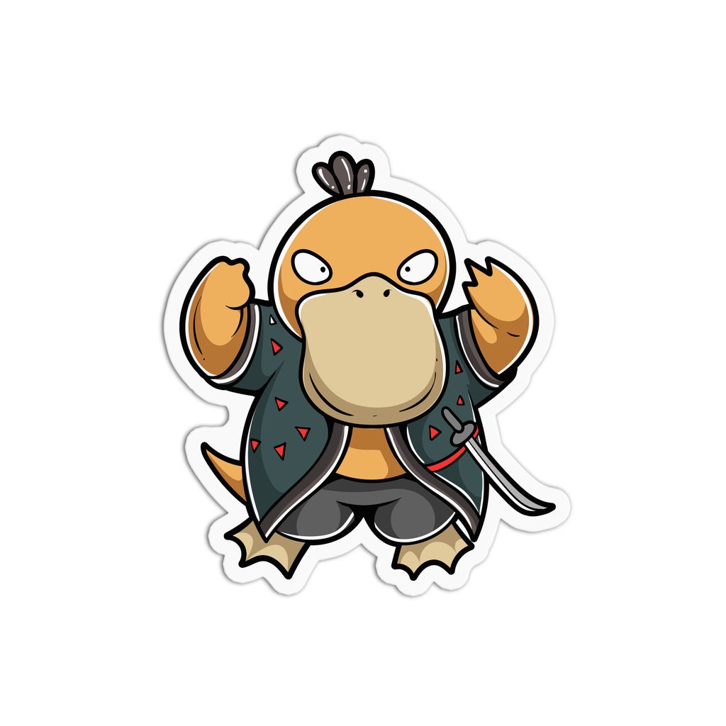 Samurai-Ente Sticker