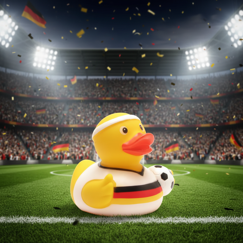 Trikot der deutschen Fußballmannschaft „Duck“