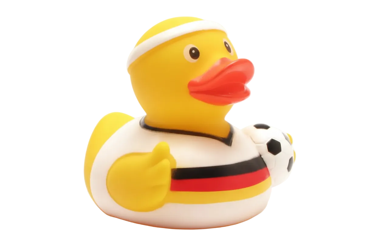 Trikot der deutschen Fußballmannschaft „Duck“