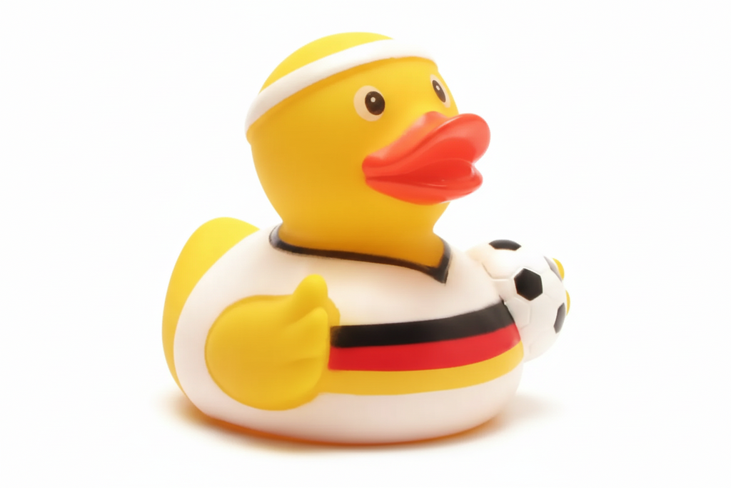 Trikot der deutschen Fußballmannschaft „Duck“