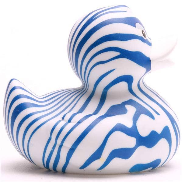 Zebra-Ente - Blau