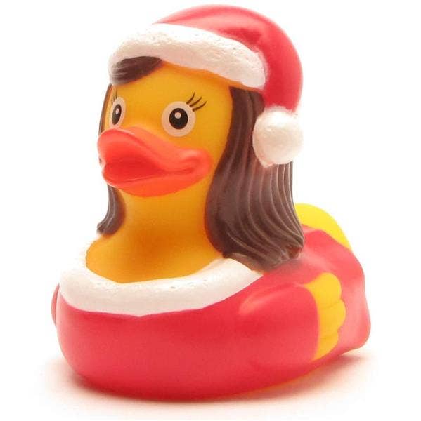 Canard en caoutchouc du Père Noël - canard en caoutchouc