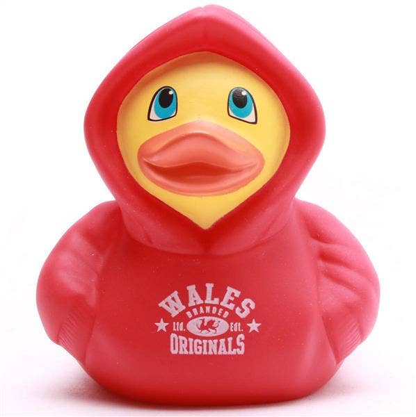 Wales Duck Hoodie - Rot