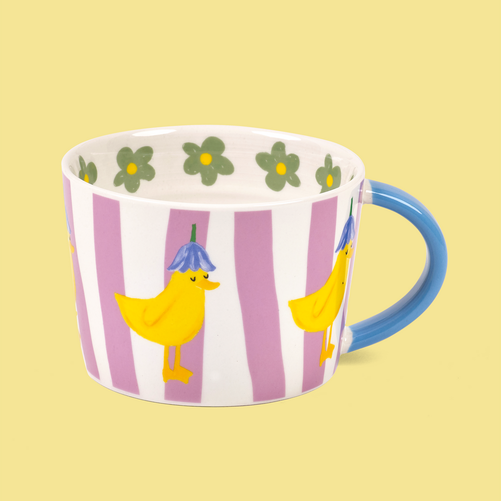 “Never Stop Growing” Duck Mug