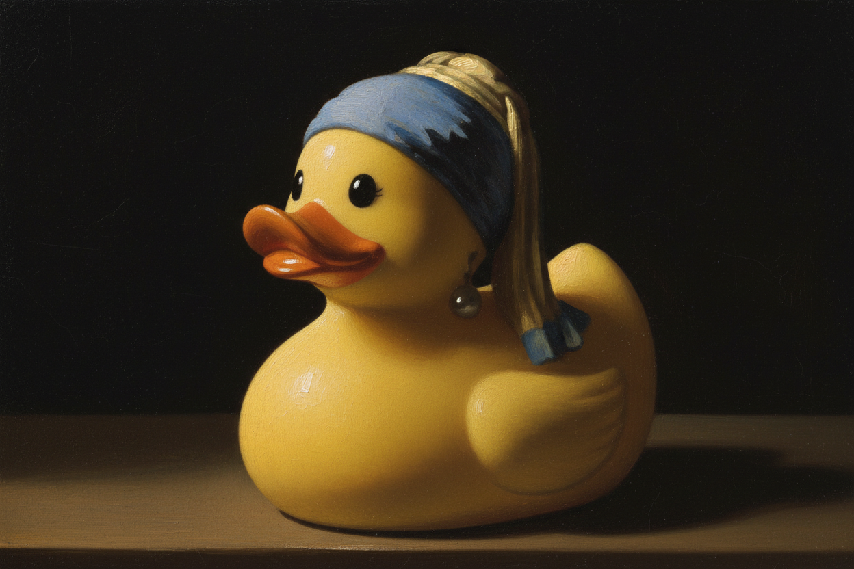 Duck The Girl with a Pearl Earring