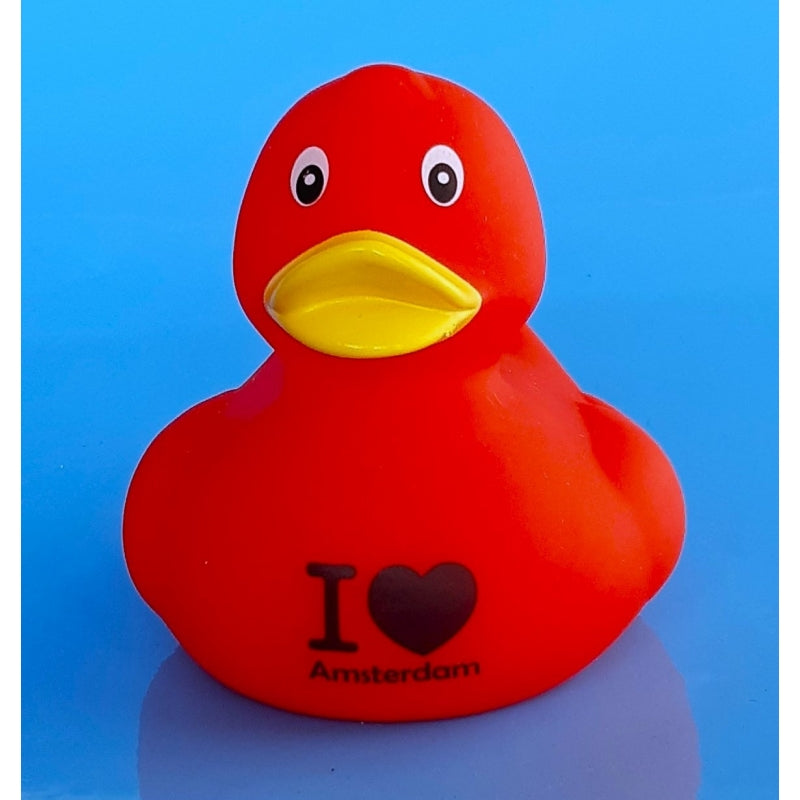 Canard "I LOVE Amsterdam" - Dutch Ducky - vue 1