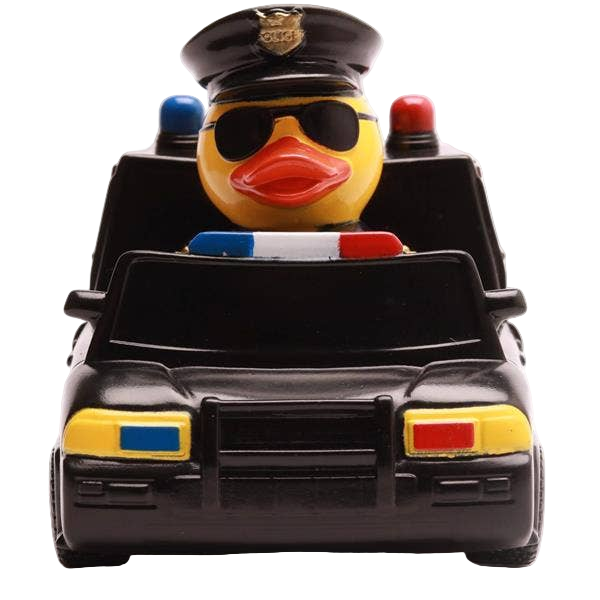 Enten-Polizeiauto