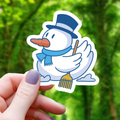 Schneeente Sticker