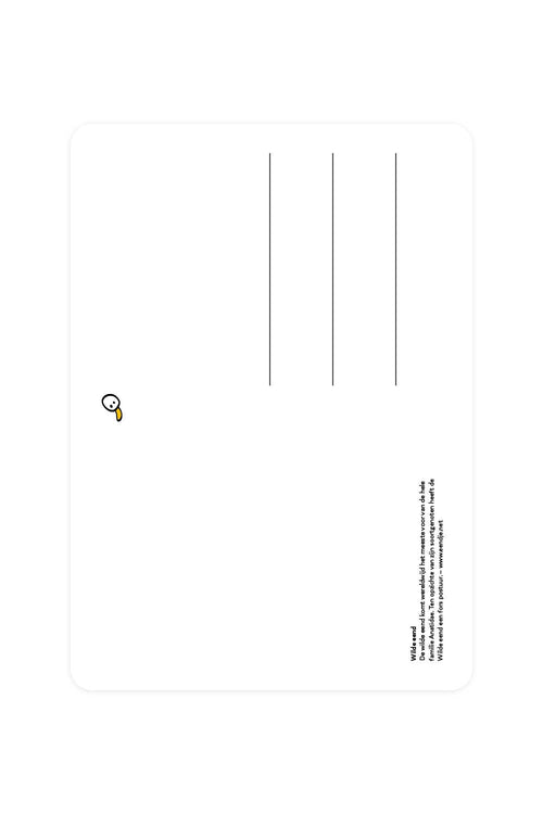 Postkarte mit Stockente