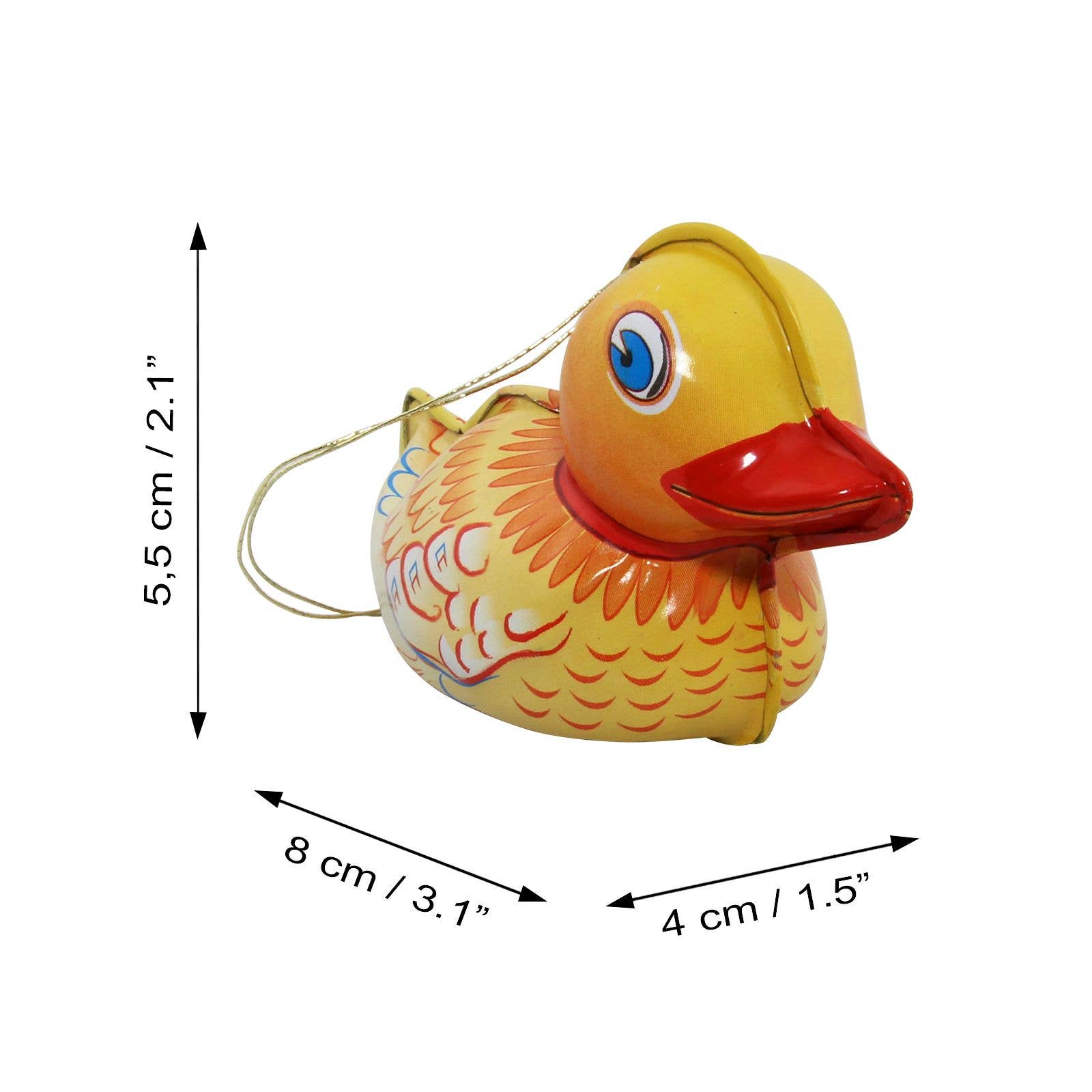 Metal Duck Hanging Decoration