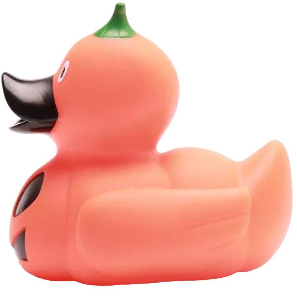 Halloween-Kürbis-Ente
