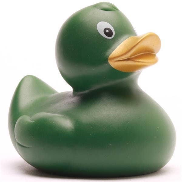 Dunkelgrüne Ente