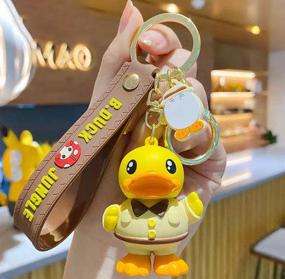 Adventurer yellow duck keychain