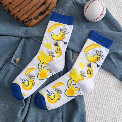 Chaussettes Canard Blanc