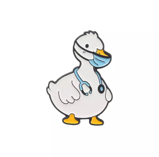 Pin's Canard Blanc Docteur