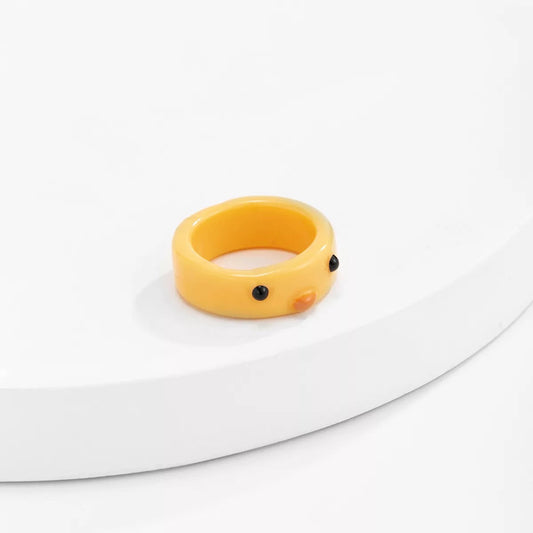 Yellow Duck Ring