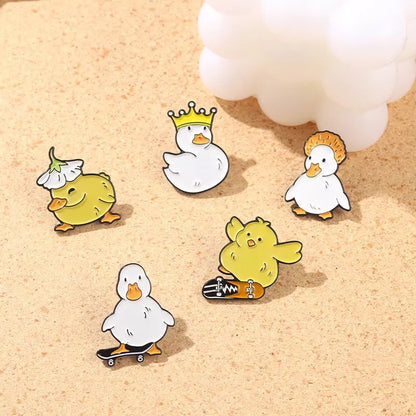 Skater-Ente-Pins